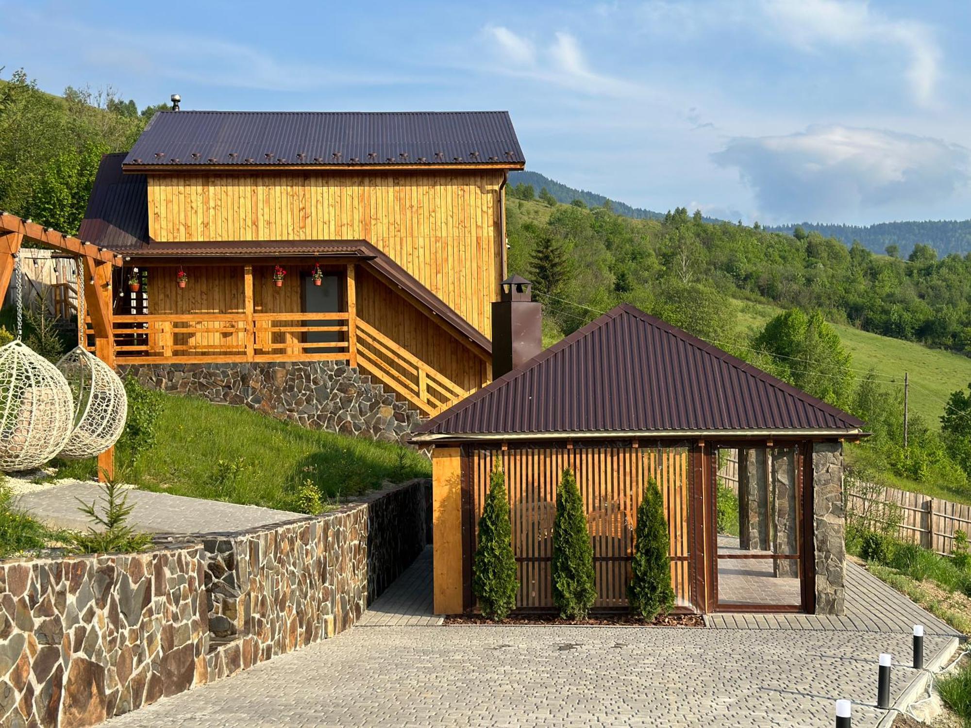 Садиба Трембіта З Сауною Та Чаном Rachiw Exterior foto